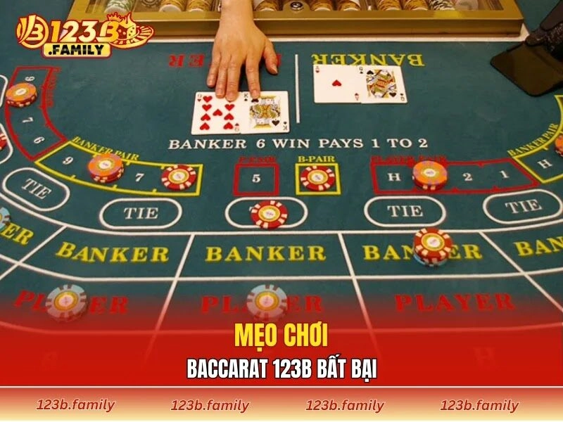 Mẹo chơi baccarat 123B bất bại